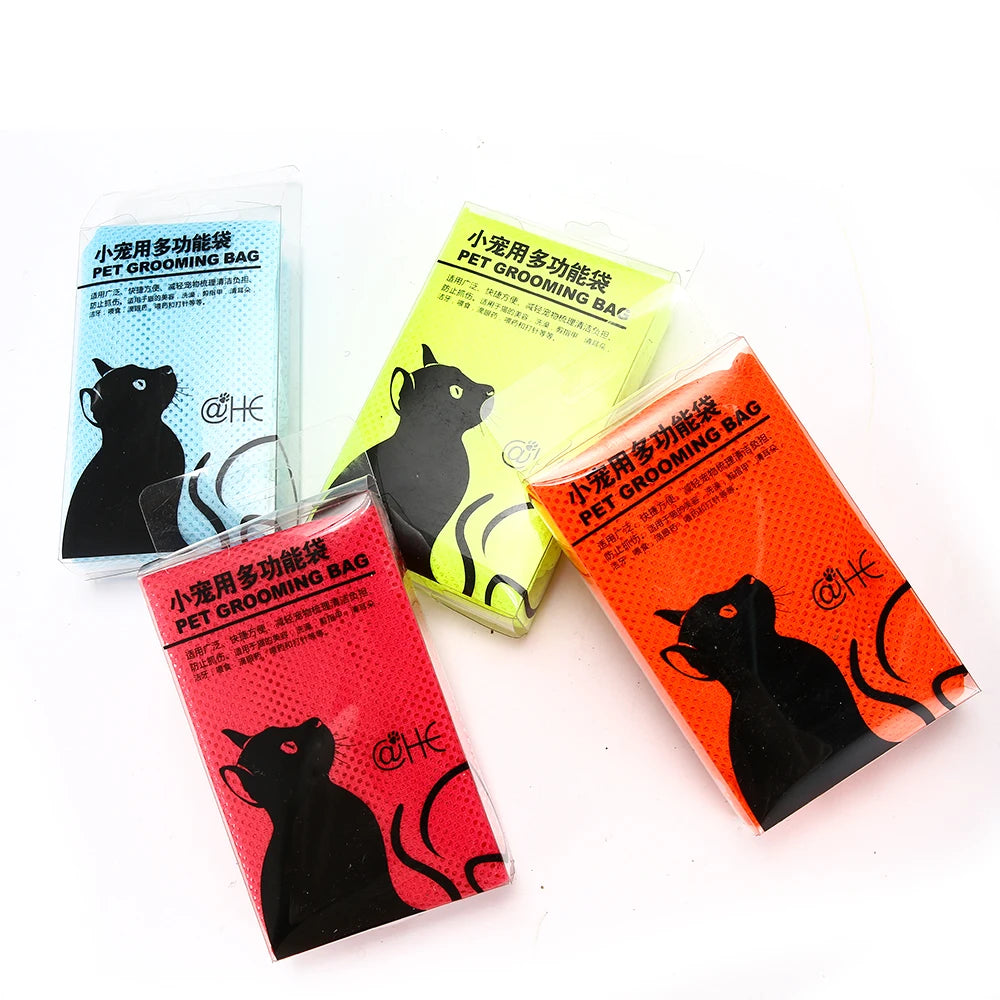 Mesh Cat Bathing Bag
