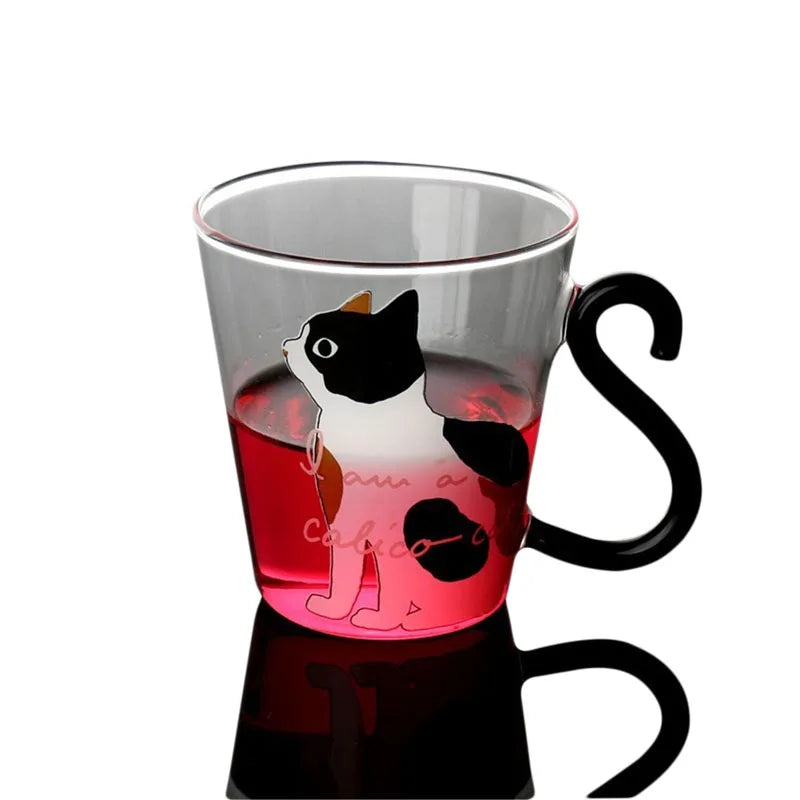 Justdolife 250ml Cute Creative Cat Mug