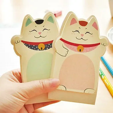 Kwaii fortune Cat memo pad