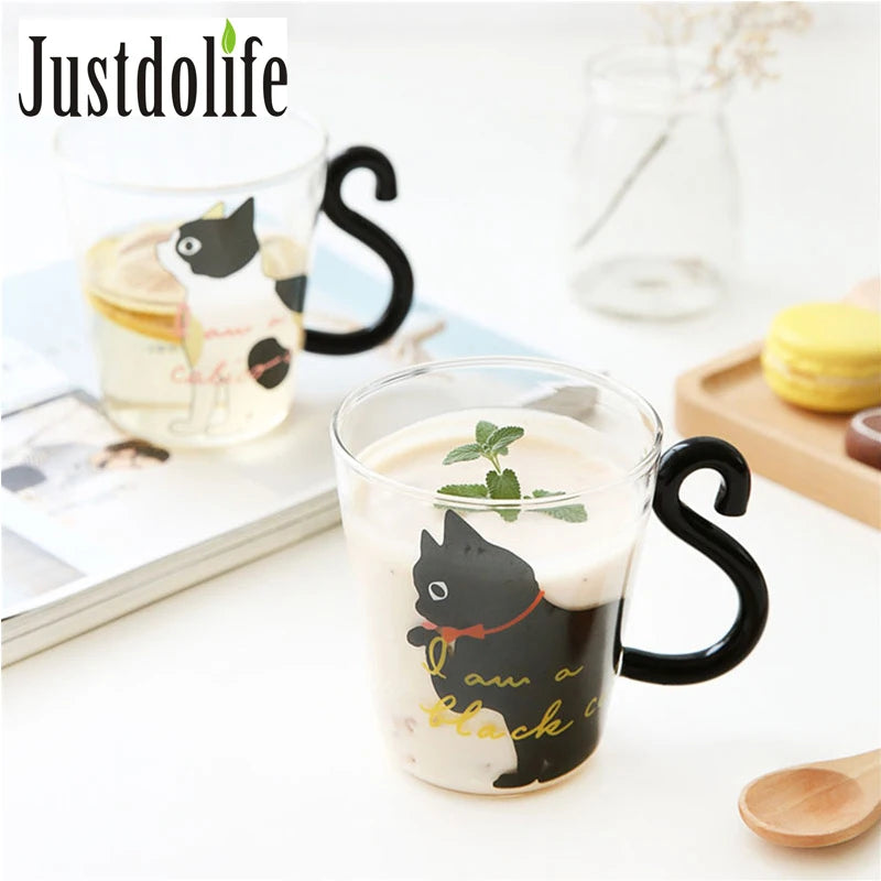 Justdolife 250ml Cute Creative Cat Mug