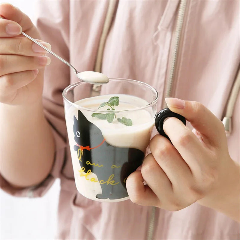 Justdolife 250ml Cute Creative Cat Mug
