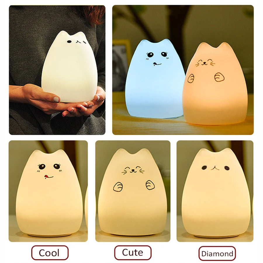 Silicone Touch Sensor LED Night Light