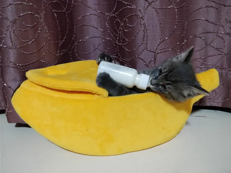 Banana Cat Bed House