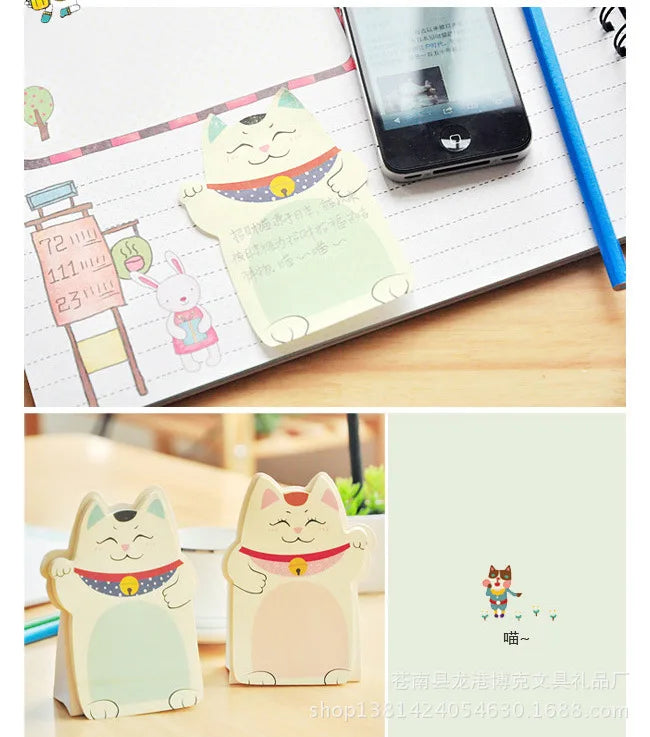 Kwaii fortune Cat memo pad