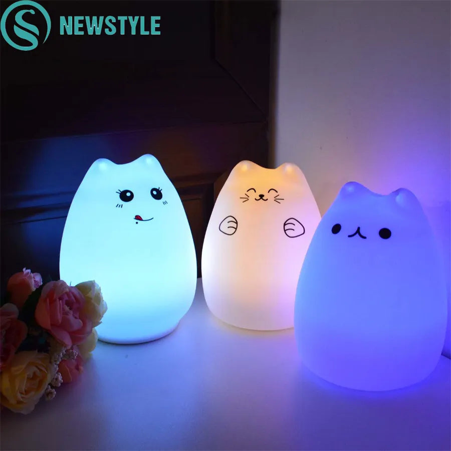 Silicone Touch Sensor LED Night Light