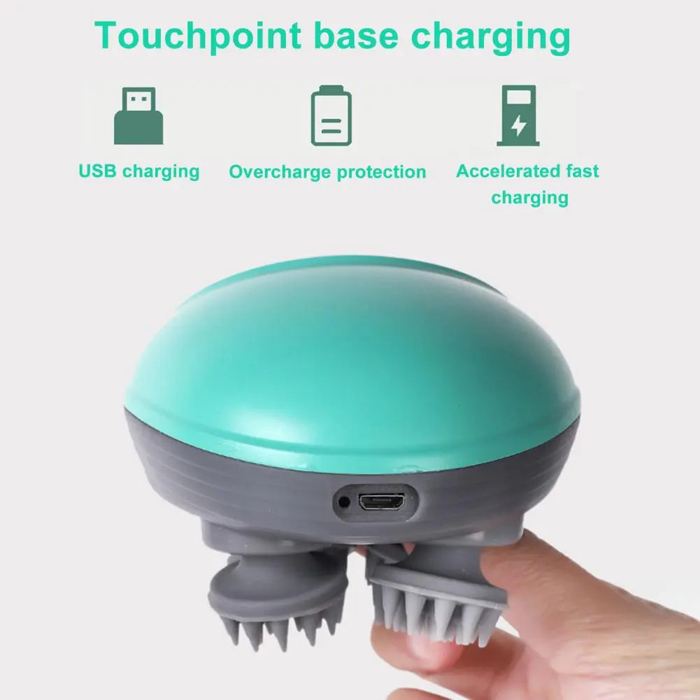 Adjustable Modes Handheld Electric Scalp Massager