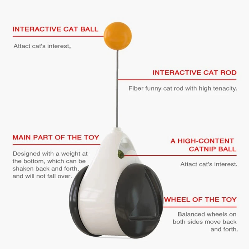 Plastic Funny Automatic Catnip Toy