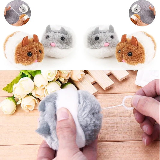 Safety Plush Little Mouse Interactive Toy Gift