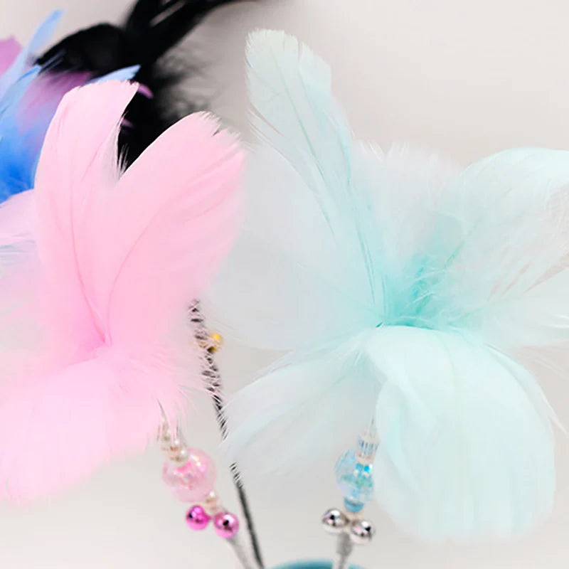 Wand Feather Stick Toy