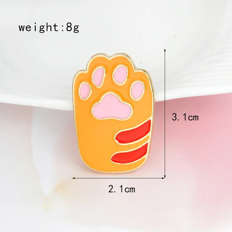 Cat Kitten Paws Enamel pins