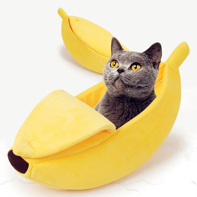 Banana Cat Bed House