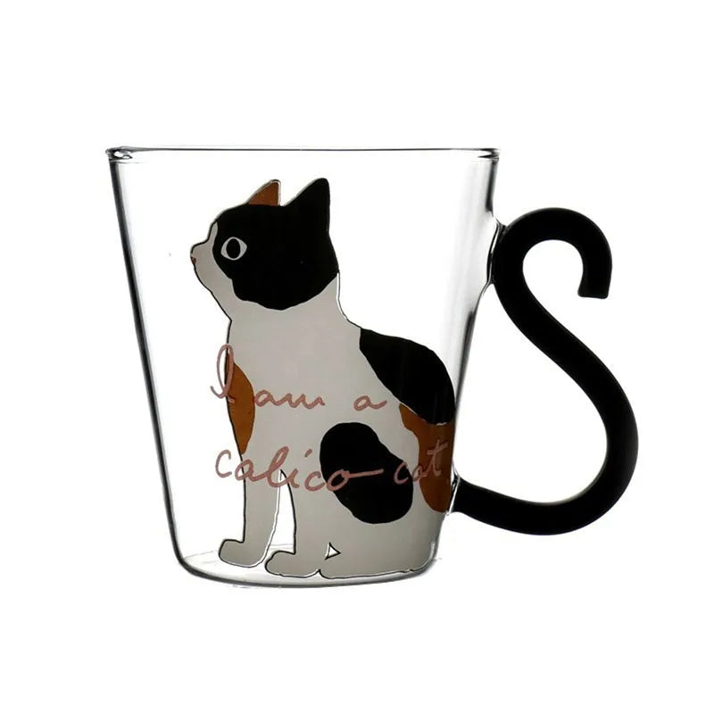 Justdolife 250ml Cute Creative Cat  Mug