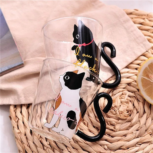 Justdolife 250ml Cute Creative Cat  Mug