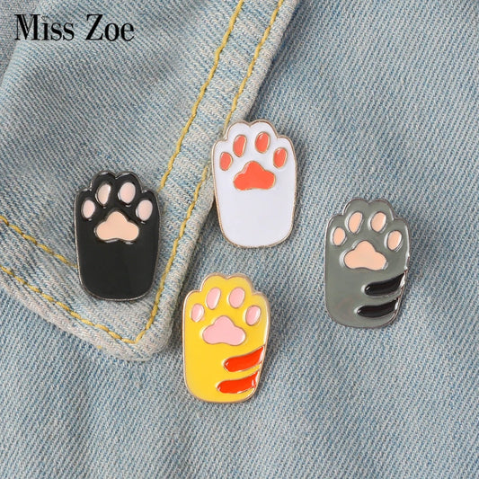 Cat Kitten Paws Enamel pins