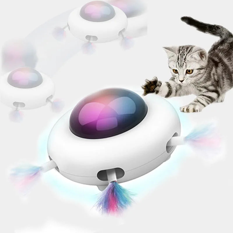 Automatic Feather Teaser Cat Toys