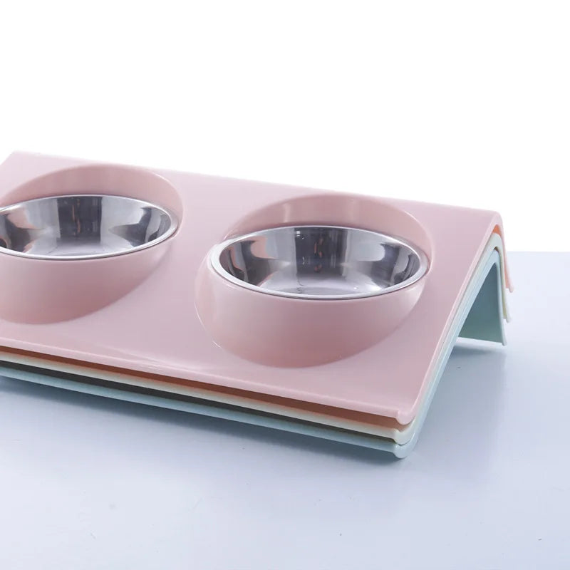 Stainless steel water bowl feeder