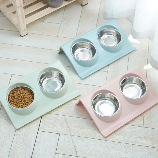 Stainless steel water bowl feeder