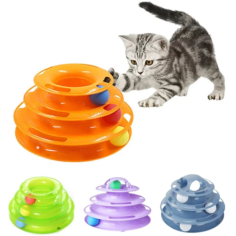 Intelligence Triple Play Disc Cat Toy